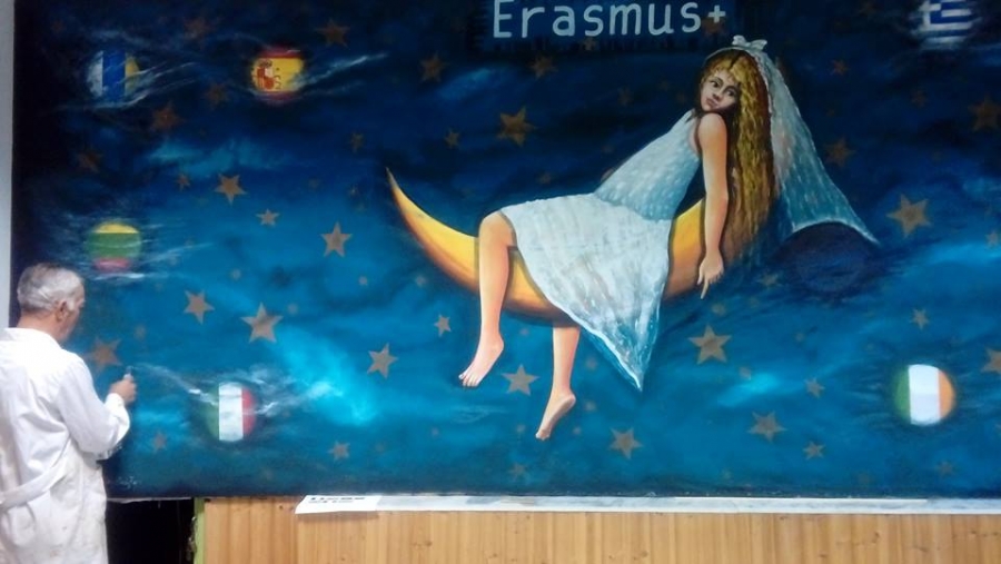 Τοιχογραφίες για το Erasmus+